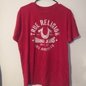 True Religion Large Red T-shirt
